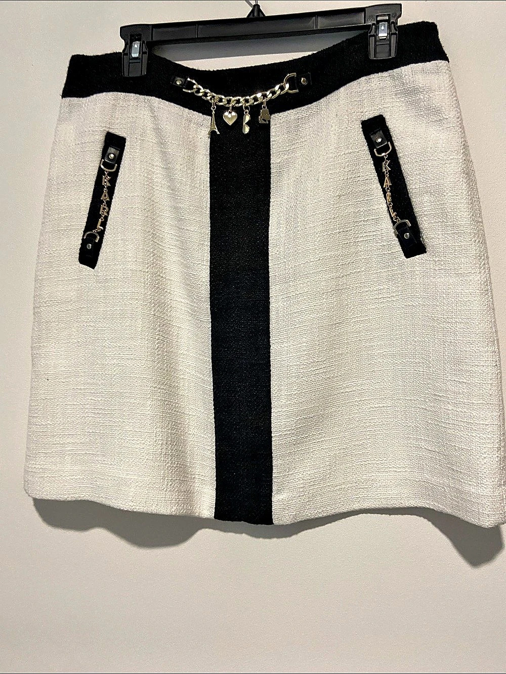 Karl Lagerfeld Paris Color Block Mini Skirt Size 10 Like New